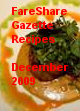 FareShare Gazette Recipes December 2009